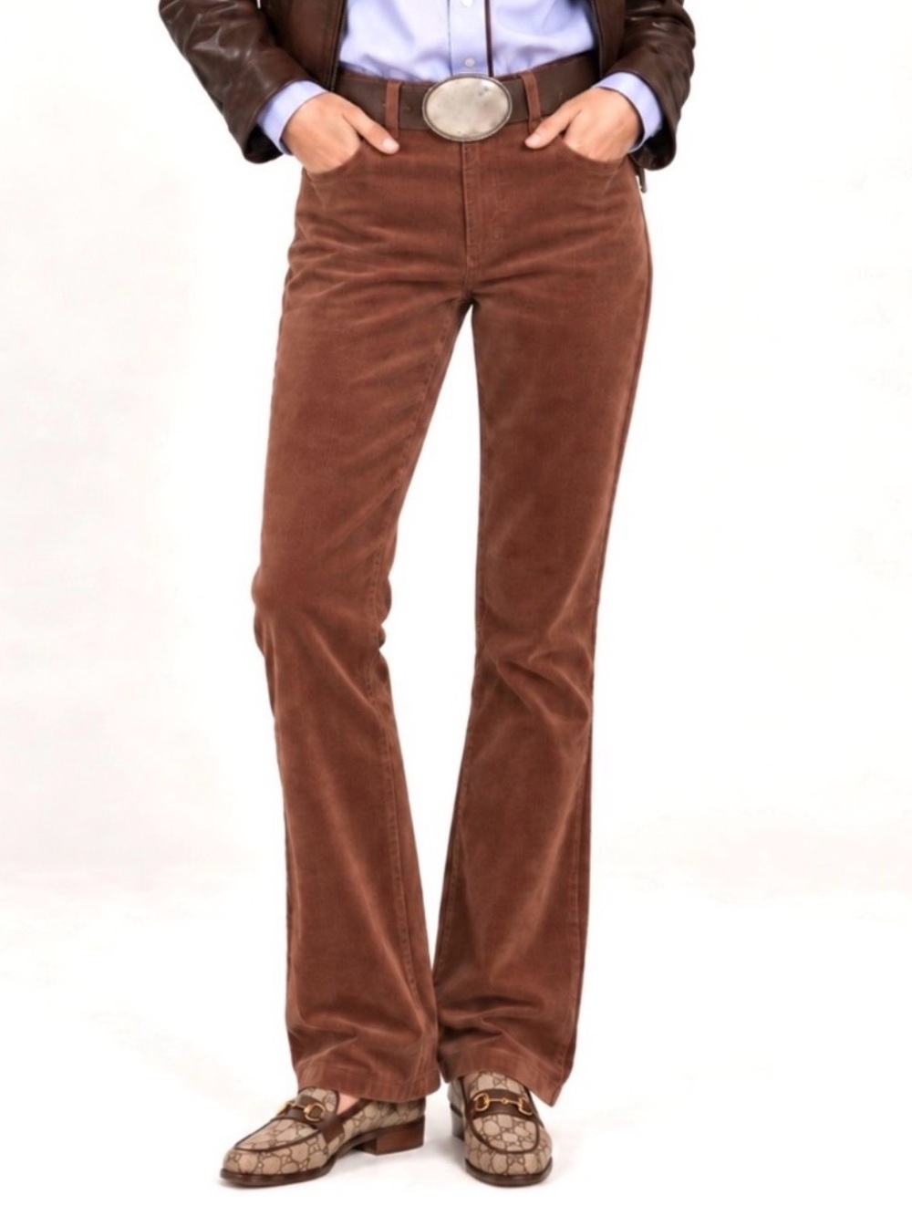GAP 70s Flare Corduroy Flare Jeans Waist 29 / 8s Copper Brown/ Rust